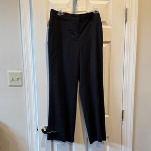 Talbots Classic Black Wide Leg Pants
